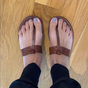 Handmade leather Grecian sandals